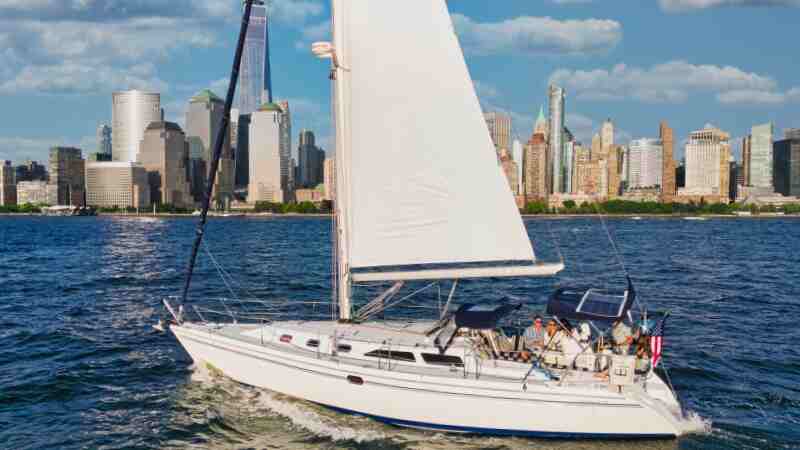 Sailboat in Manhattan